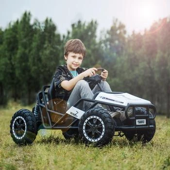 Streamdale Furniture | Streamdale Kids 24V Electric Go-Kart with 2 Motors for Off-Road Adventures,商家Premium Outlets,价格¥3044