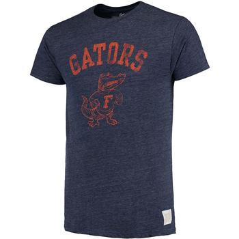 The Original Retro Brand, The Original Retro Brand | Men's Heathered Navy Florida Gators Vintage-Like Albert Tri-Blend T-shirt商品图片 