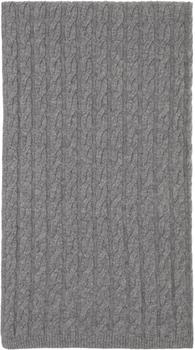 Totême | Grey Cashmere Cable Knit Scarf商品图片,独家减免邮费