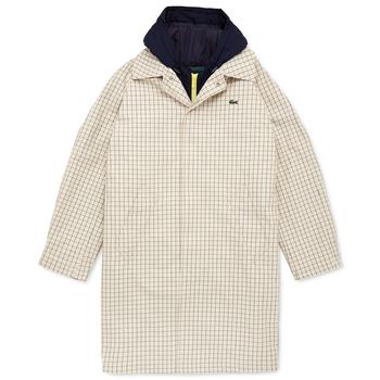 商品Lacoste | Men's 3-in-1 Removable Inner Check Trench Coat,商家Macy's,价格¥1399图片