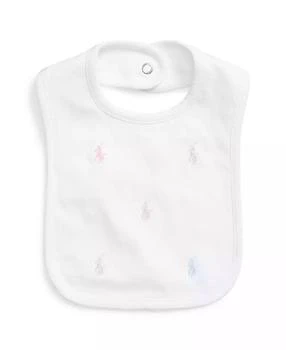 Ralph Lauren | Baby Girls Polo Pony Interlock Bib,商家Macy's,价格¥145