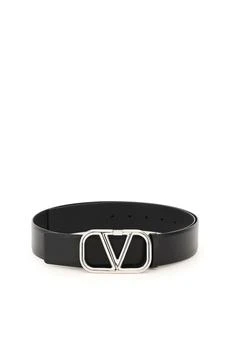 Valentino | Valentino	VLogo Signature Buckled Belt,商家Cettire,价格¥2719