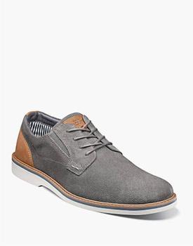 Nunn Bush | Barklay Plain Toe Oxford Shoes in Gray商品图片,5.1折