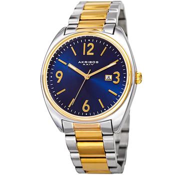 推荐Blue Dial Two-tone Mens Watch AK957TTG商品