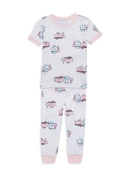 推荐Baby Girl's 2-Piece Print T-Shirt & Pants Set商品