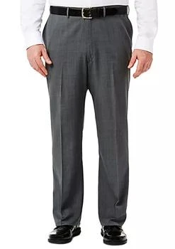 Haggar | Big & Tall Travel Performance Classic Fit Stria Gabardine Suit Pants,商家Belk,价格¥262