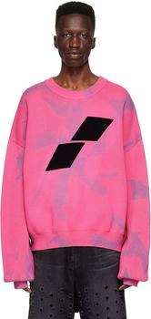 We11done | Pink Cotton Sweater商品图片,3折