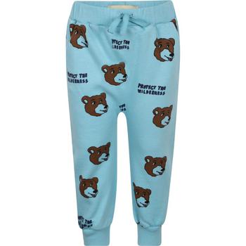 推荐Bear aop sweatpants in aqua blue商品