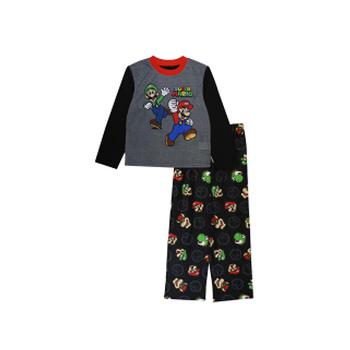 AME | Big Boys Nintendo Top and Pajama Set, 2 Piece商品图片,