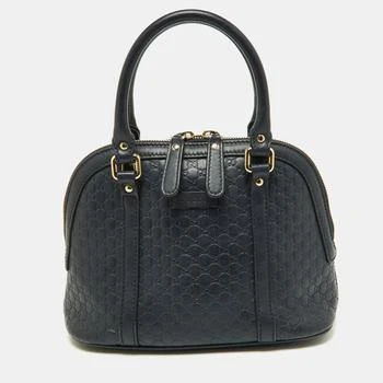 推荐Gucci Black Microguccissima Leather Mini Nice Dome Bag商品