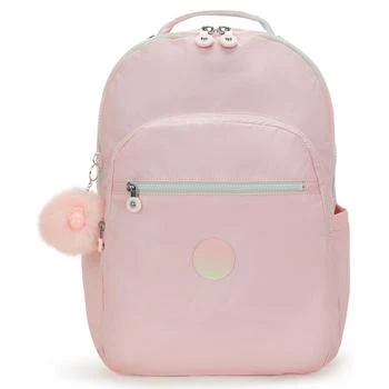 Kipling | Seoul Extra Large Candy Metal Nylon 17" Laptop Backpack 6折