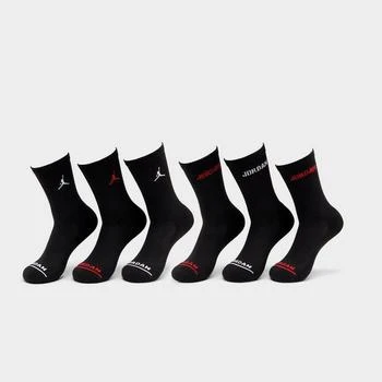 Jordan | Little Kids' Jordan Crew Socks (6-Pack) 满$100减$10, 满减