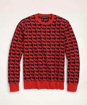 Brooks Brothers | Men's Lunar New Year Rabbit Intarsia Cotton Cashmere Sweater商品图片,