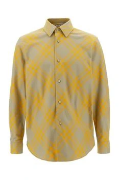 Burberry | Burberry Check Printed Long Sleeved Shirt 6.7折