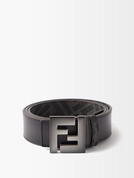 推荐FF-logo leather belt商品