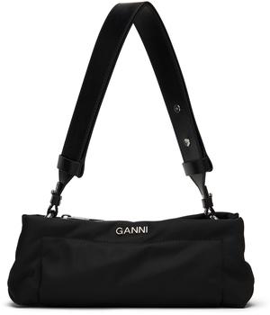 ganni包, Ganni | 黑色迷你 Pillow Baguette 单肩包商品图片 