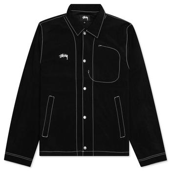 女装stussy短袖, STUSSY | Stussy Nylon Folsom Jacket - Black商品图片 