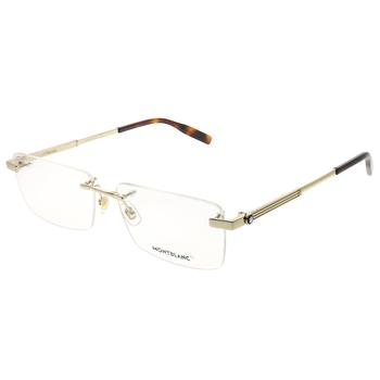 推荐Montblanc Established MB 0030O 005 Unisex Rimless Eyeglasses 59mm商品