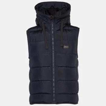 推荐Dolce & Gabbana Dark Grey Down Quilted Vest M商品