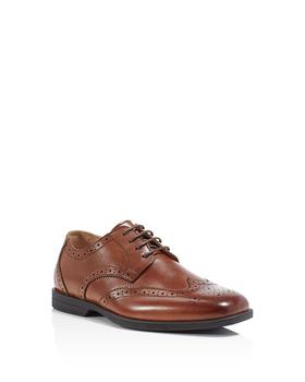 商品Florsheim | 男孩(大/小童/幼儿)Boys' Reveal Wingtip Junior Dress Shoes - Toddler, Little Kid, Big Kid,商家Bloomingdale's,价格¥497图片