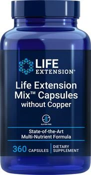 Life Extension | Life Extension Mix™ without Copper (360 capsules),商家Life Extension,价格¥423