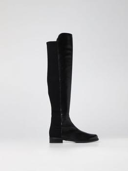stuart weitzman 5050, Stuart Weitzman | 5050 Stuart Weitzman boot in leather and fabric商品图片 