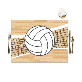商品Big Dot of Happiness | Bump, Set, Spike - Volleyball - Party Table Decorations - Baby Shower or Birthday Party Placemats - Set of 16,商家Macy's,价格¥144图片