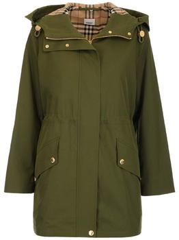 Burberry | Burberry Elasticated Waistband Hooded Parka Coat商品图片,7.6折起