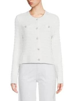 Laundry by Shelli Segal | Faux Pearl Cardigan,商家Saks OFF 5TH,价格¥296