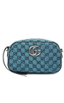 推荐GG Marmont Quilted Crossbody Bag in Blue商品