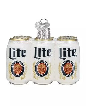 Old World Christmas | 2.28" Adult Beverages Miller Lite Six Pack Beer Ornament,商家Macy's,价格¥177