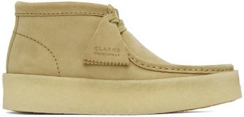 Clarks | Beige Wallabee Cup Boots 6.5折