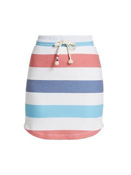 推荐Sol Rugby Stripe Miniskirt商品