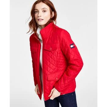 Tommy Hilfiger Women's Quilted Zip-Up Jacket