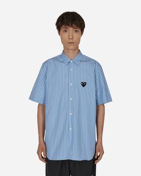 推荐Striped Shortsleeve Shirt Blue商品