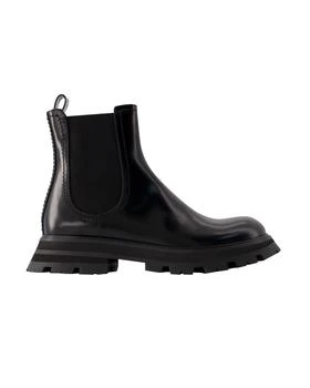Alexander McQueen | Chelsea Boots - Alexander Mcqueen - Leather - Black 8.9折