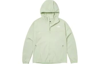 The North Face | [预售3天]北面 ZEPHYR 品牌logo印花图案拉链连帽防水夹克外套 女款 绿色,商家AMRAP,价格¥466