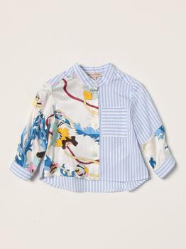 推荐Emilio Pucci striped shirt with patterned panels商品