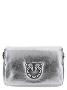 PINKO | Love Click Puff Classic Crossbody Bags Silver 5.1折