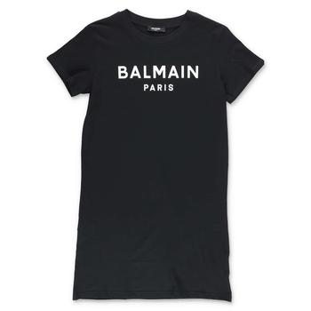 Balmain | Balmain Kids Logo Printed Crewneck T-Shirt Dress商品图片,8.1折