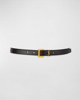 推荐YSL Monogram Leather Belt商品