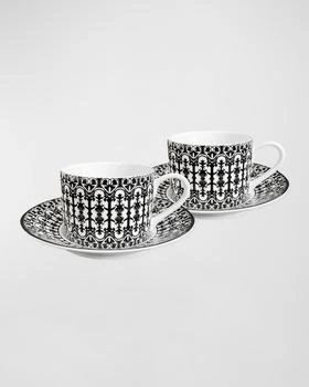 Caskata | Casablanca Cup & Saucer, Set of 2,商家Neiman Marcus,价格¥491
