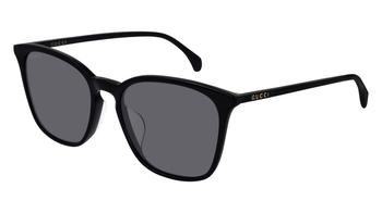 推荐Grey Square Mens Sunglasses GG0547SK 001 55商品