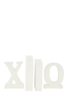 商品White Ceramic X and O Sculpture - Set of 4图片