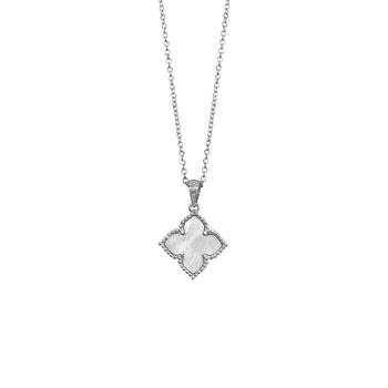 商品ADORNIA | Flower Mother of Pearl Necklace,商家Macy's,价格¥161图片