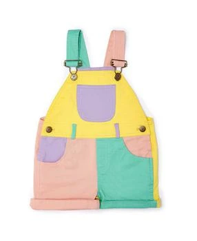 Dotty Dungarees | Girls' Colorblock Overall Shorts - Baby, Little Kid, Big Kid,商家Bloomingdale's,价格¥558