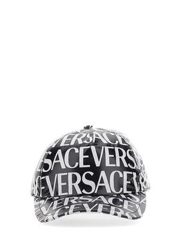 推荐Versace Allover Logo Printed Baseball Cap商品