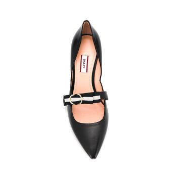 bally女鞋高跟鞋, Bally | BALLY 女士黑色皮革高跟鞋 6228134商品图片 独家减免邮费