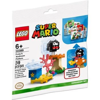 LEGO | LEGO Super Mario: Fuzzy & Mushroom Platform Expansion Set (30389),商家Zavvi US,价格¥43
