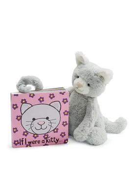 Jellycat | Gray Kitty & If I Were a Kitty Book - Ages 0+ 